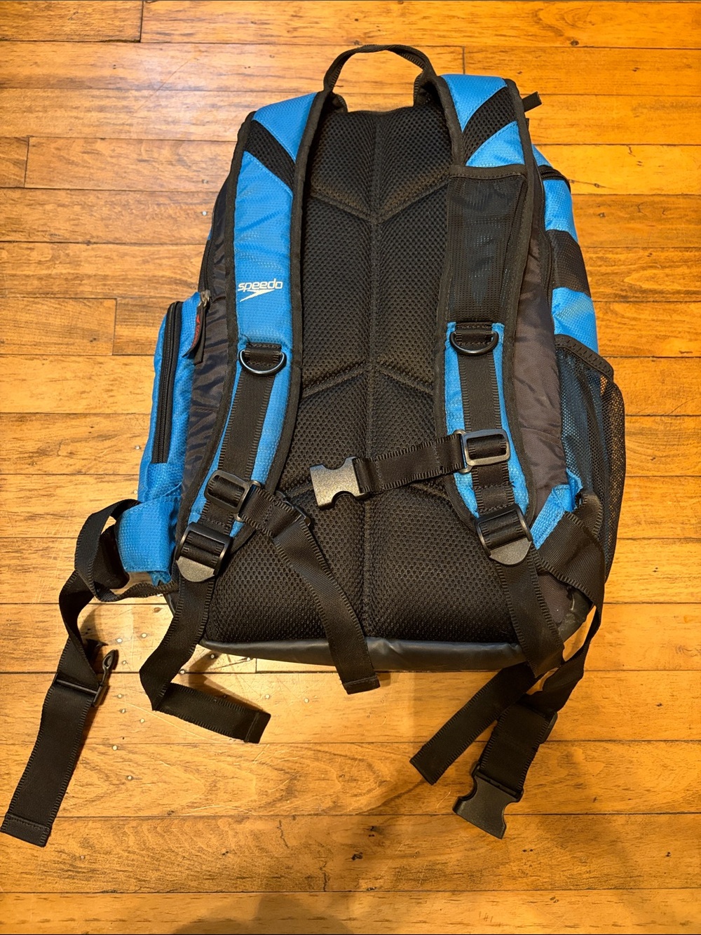 Speedo Blue and Black Swim Backpack - Picture 7 of 8